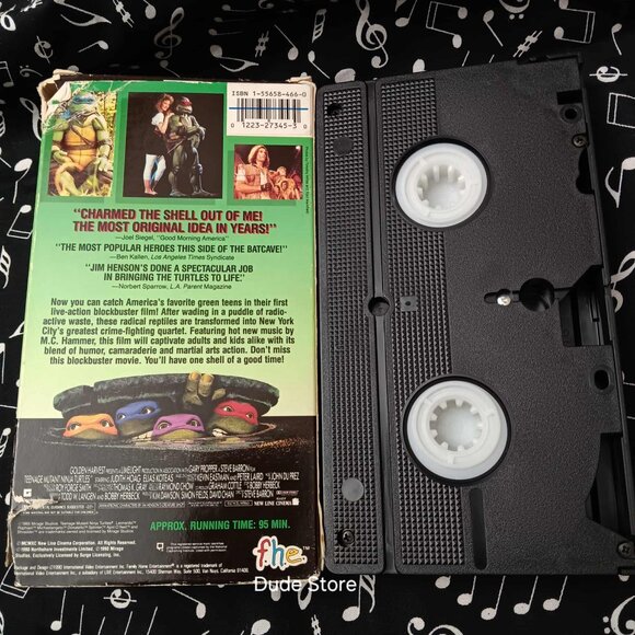 Teenage Mutant Ninja Turtles  - 1990 Movie on VHS - *slip case* - Picture 2 of 4